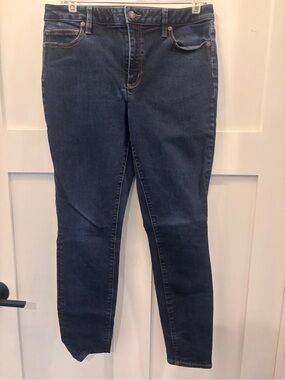 Lands' End Dark Indigo Skinny Jeans